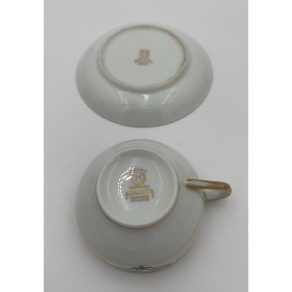 Antique Noritake chelsea 5 Tea Cup and Saucer Set Made in Japan - Picture 7 of 11